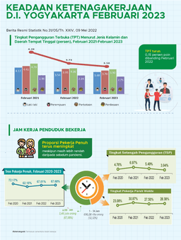 State Of Employment D.I. Yogyakarta February 2023