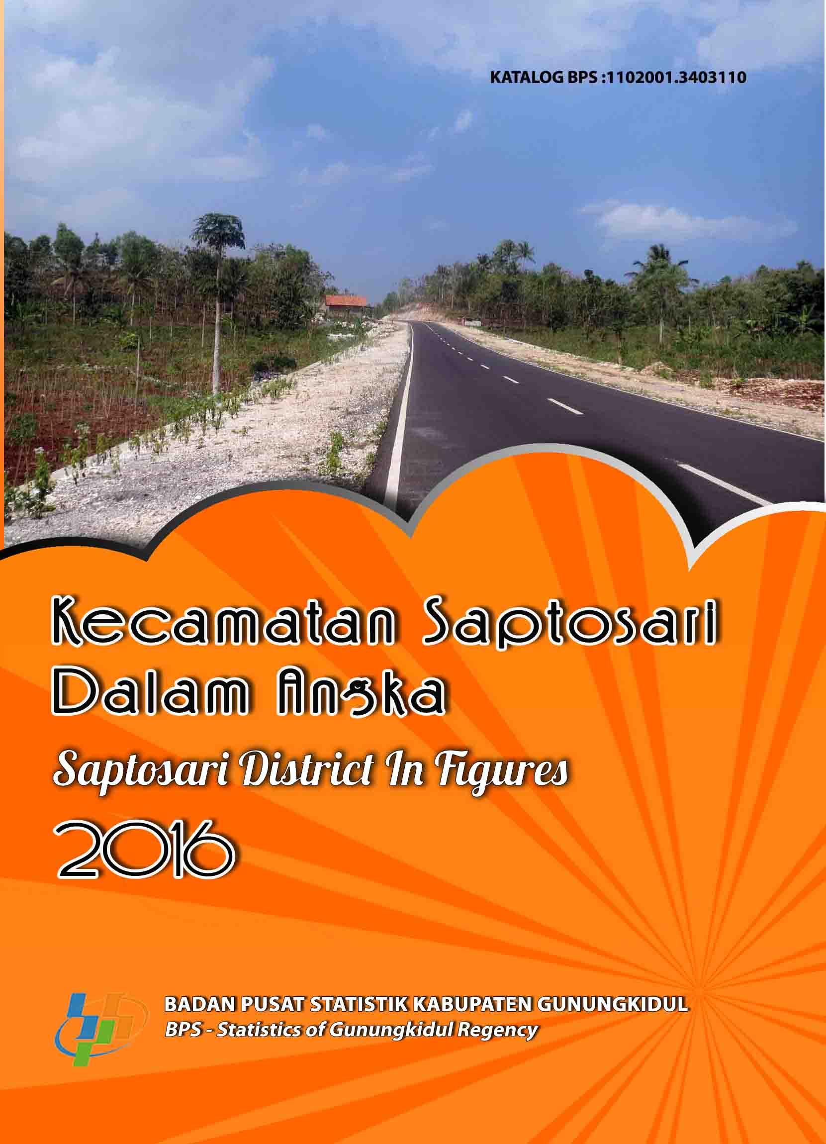 Sapto Sari Subdistricts in Figures 2016